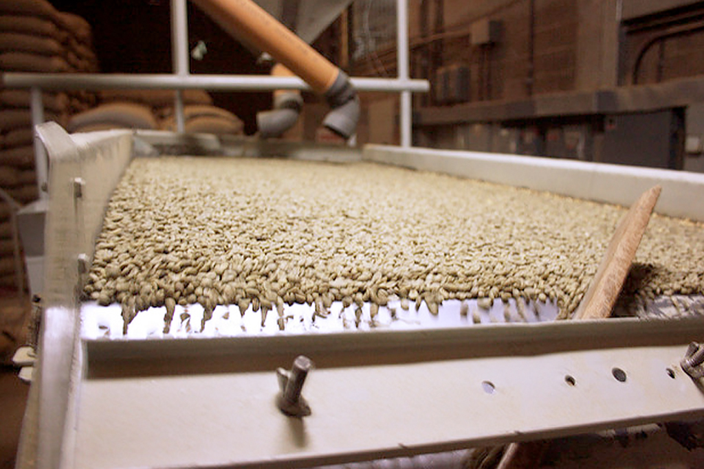 Milling (wet or dry methods) the Coffee Beans photo